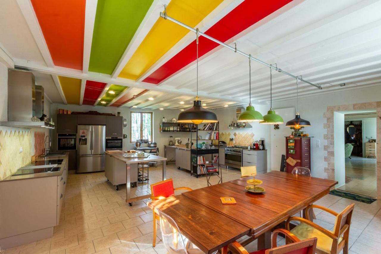 Hôtel Le Sanglier Hirsute à Mezieres-en-Brenne Extérieur photo